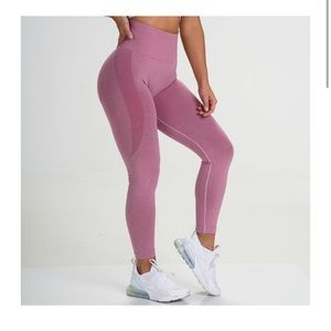 SOLD NVGTN Pastel Pink Seamless Leggings